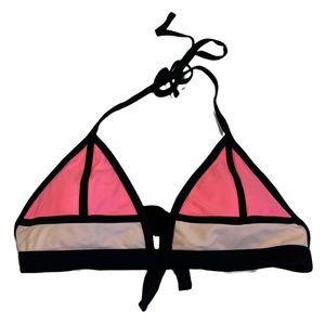 Xhilaration Color block bikini top size medium